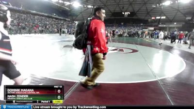 108 lbs Cons. Round 2 - Dominik Magana, Victory Wrestling-Central WA vs Nash Zender, Piranha Wrestling Club