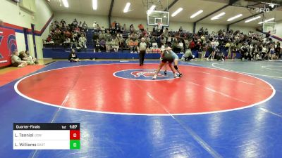 138 lbs Quarterfinal - Liyah Tennial, Union Girls JH vs Lillian Williams, Bartlesville High School