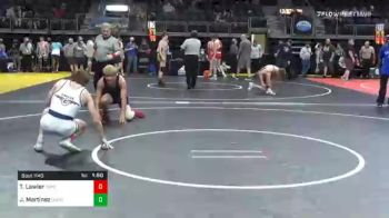 143 lbs Consolation - Trace Lawler, Topeka Blue Thunder vs Jp Martinez, Duncan Demons