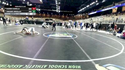 113 lbs Cons. Round 4 - Kaden Cadella, Archbishop Rummel vs Vincent Nikollaj, Hagerty