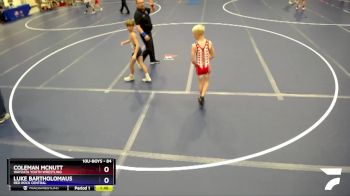 84 lbs Round 3 - Coleman McNutt, Wayzata Youth Wrestling vs Luke Bartholomaus, Red Rock Central