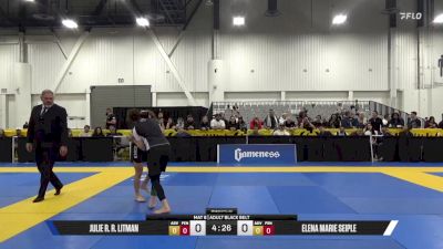 Elena Marie Seiple vs Julie R. R. Litman 2025 World IBJJF Jiu-Jitsu No-Gi Championship