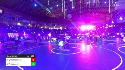 126 lbs Consi Of 8 #1 - Kaden Christman, Coulee Crushers vs Jayden Preston, Live Training