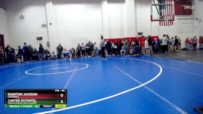 82 lbs Cons. Semi - Kashton Jackson, Cincinnati vs Carter Gutapfel, Trojan Wrestling Academy