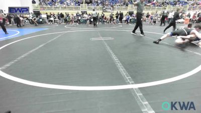 75 lbs Quarterfinal - Hunter Wallace, Raw Wrestling Club vs Sebastian Soto, Bartlesville Wrestling Club