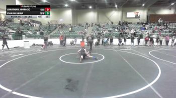 130 lbs Consi Of 4 - Jonathan Aparicio, Georgetown vs Cian Silveira, TW Wrestling