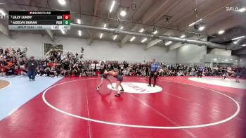 100 lbs 3rd Place Match - Acelyn Duran, Pueblo Central vs Lilly Lundy, Lewis-Palmer