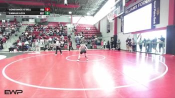 105 lbs Semifinal - Camille Loya, WESTMOORE vs Constance O`dell, PERRY