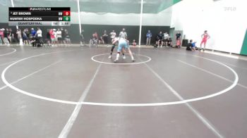 157 lbs Quarterfinal - Hunter Hospodka, WWC Wrestling vs Jet Brown, Mo West