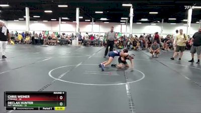 88 lbs Round 4 (6 Team) - Chris Weiner, CTWHALE vs Declan Hunter, Mat Warriors