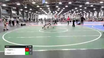 60 lbs Rr Rnd 3 - Lennon Jaggers, Indiana Outlaws Gold vs Jayden Koert, Iron Horse White