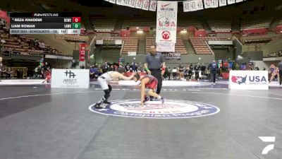 Schoolboys - 80 lbs Cons. Round 4 - Liam Roman, LAWC vs Reza Khademi, Daniel Cormier Wrestling Club