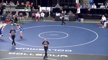 135 lbs Cons. Round 3 - Reese Olson, Beresford/Alcester-Hudson vs Hailey Fortney, West Central