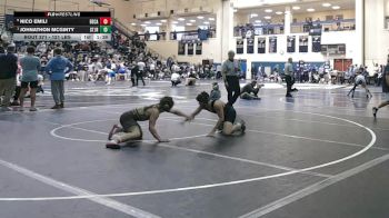 121 lbs Quarterfinal - Nico Emili, Bethlehem Catholic vs Johnathon McGinty, St. Joseph Regional