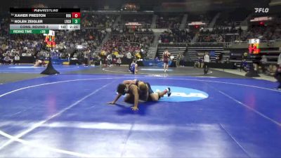 174 lbs Cons. Round 3 - Nolen Zeigler, Lycoming vs Xavier Preston, Roanoke