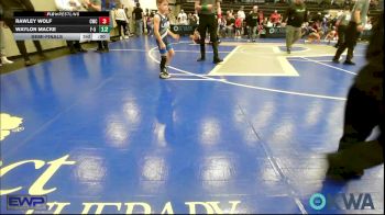 52 lbs Consi Of 4 - Kash Knapski, Kingfisher YellowJackets vs Xander Cermak, Perry Wrestling Academy