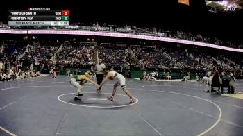 3A 144 lbs 1st Place Match - Bentley Sly, Stuart W. Cramer High School vs Hayden Smith, White Oak High School