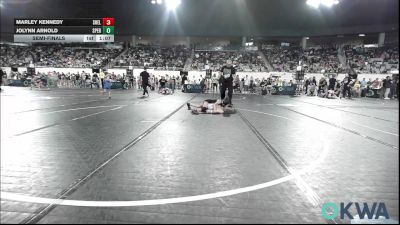 75 lbs Semifinal - Marley Kennedy, Shelton Wrestling Academy vs Jolynn Arnold, Sperry Wrestling Club