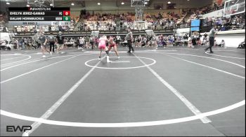 110-115 lbs Rr Rnd 3 - Evelyn Jerez-Gamas, Putnam City vs Dalani Hornbuckle, Mounties
