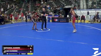 92 lbs Cons. Round 4 - Nathanial Sanders, IN vs Jacob Saunders, MO