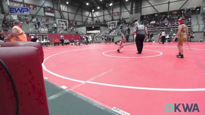 100 lbs Rr Rnd 4 - Gabriel Thorpe, Owasso Takedown Club vs Zoey Vaughn, Sperry Wrestling Club