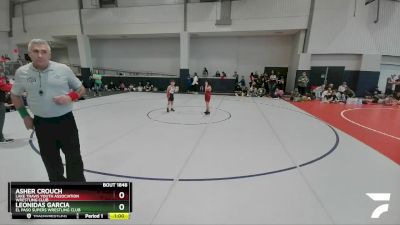 65 lbs Cons. Round 2 - Leonidas Garcia, El Paso Supers Wrestling Club vs Asher Crouch, Lake Travis Youth Association Wrestling Club