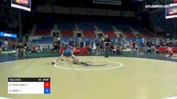 100 lbs Cons Semis - Andrew Dalrymple, Alaska vs Cael Keck, Missouri