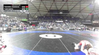 Boys 4A 138 lbs Cons. Round 4 - Luis Garcia, Rogers (Puyallup) vs Maxwell Hendricks, Mt. Si