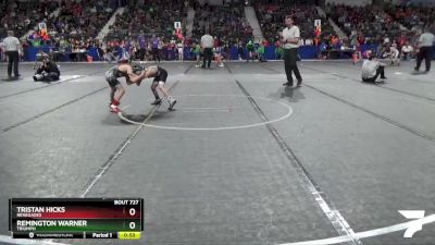 70 lbs Quarterfinal - Tristan Hicks, Renegades vs Remington Warner, Triumph