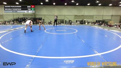 80 lbs Final - Haven Pohlsander, Super Girls K-6 Red vs Lorena Thompson, Team Washington K-6