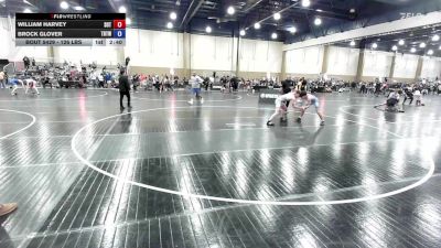 126 lbs Consi Of 8 #2 - William Harvey, SONS OF THUNDER vs Brock Glover, Tampa Bay Tigers Wrestling