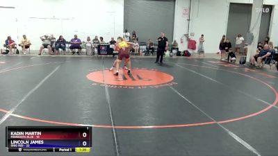 136 lbs Round 2 (8 Team) - Kadin Martin, Minnesota Blue vs Lincoln James, Ohio Red