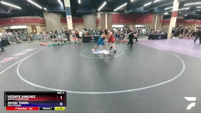 215 lbs Cons. Round 2 - Vicente Sanchez, 806 Elite Wrestling vs Divish Thapa, Jflo Trained