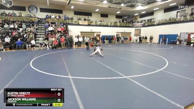 106 lbs Cons. Round 4 - Jackson Williams, Freedom vs Austin Voeltz, St. Croix Central