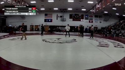 285 lbs Quarterfinal - Sloan Welch, Wisconsin-Eau Claire vs Tyler Raway, Augsburg