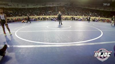 73 lbs Round Of 32 - Bj Gahagan, Pin-King All Stars vs Brennan Gray, Midwest City Bombers Youth Wrestling Club