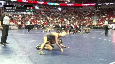 1A-120 lbs Quarterfinal - Gage Samo, WACO, Wayland vs Cooper Hinz, Jesup