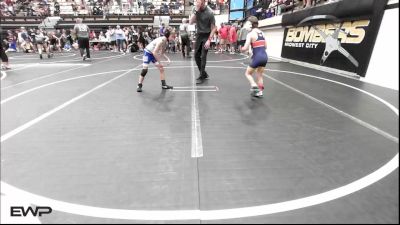 55 lbs Rr Rnd 2 - Easton Williams, Team Tulsa Wrestling Club vs Luca Daniels, Winfield