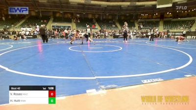 135 lbs Quarterfinal - Vincent Rosas, Maize vs Hayden Hutt, Moen Wrestling Academy