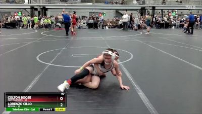 80 lbs Round 2 (4 Team) - Colton Boose, Mat Warriors vs Lorenzo Cillo, Revival