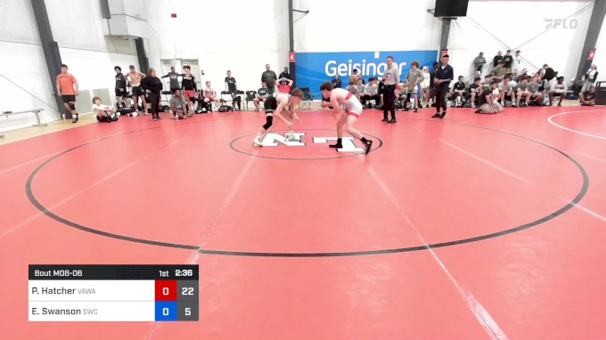 60 kg Quarterfinal - Peyton Hatcher, Team VAWA vs Eric Swanson, Seagull ...