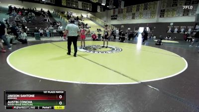 108 lbs 1st Place Match - Austin Concha, Rough House Wrestling vs Jakson Santone, Howlers
