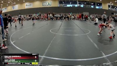 56 lbs Round 3 (6 Team) - Sam Levine, Warhawks Wrestling vs Dallas Marshall, Ohio Gold