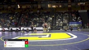 141 lbs Semifinal - Dan Fongaro, Indiana vs Isaiah Powe, Chattanooga