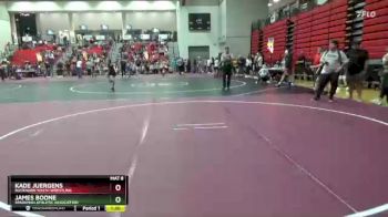 95 lbs Quarterfinal - James Boone, Sparkman Athletic Association vs Kade Juergens, Buckhorn Youth Wrestling