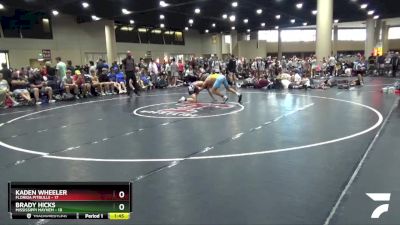 144 lbs Round 4 (6 Team) - Kaden Wheeler, Florida Pitbulls vs Brady Hicks, Mississippi Mayhem