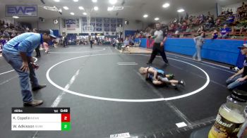 46 lbs Rr Rnd 2 - Kyson Copelin, Newkirk Takedown Club vs Wyatt Adkisson, Division Bell Wrestling