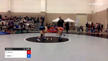 97 lbs Consi Of 4 - Devyn Moore, Team Indiana vs Trinity Baker, Team Texas