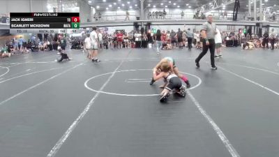 56 lbs Round 4 (6 Team) - Jack Igneri, The Outsiders vs Scarlett McKeown, Mat Assassins