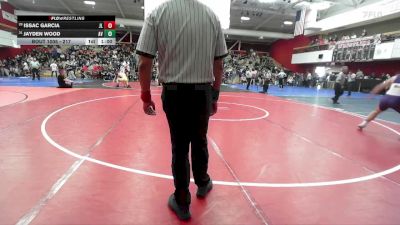 217 lbs Cons. Round 6 - Jayden Wood, Amador Valley vs Issac Garcia, James Logan